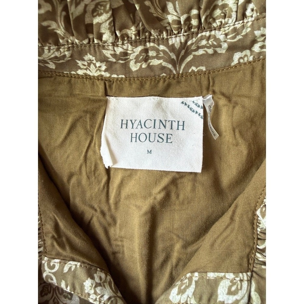 tuckernuck hyacinth house russell mini dress moss olive, women size medium - Picture 7 of 10